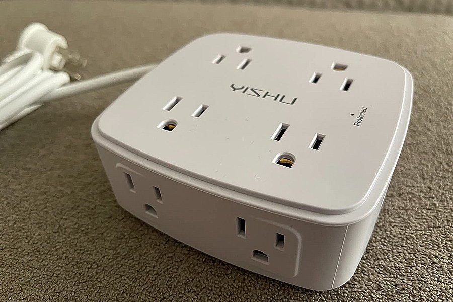 YISHU 6 Ft Power Strip