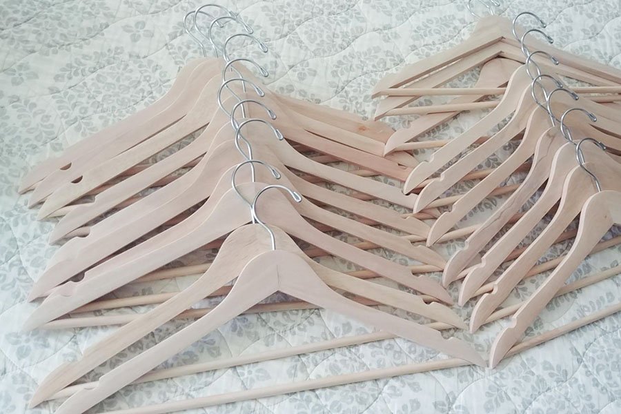 wooden hangers